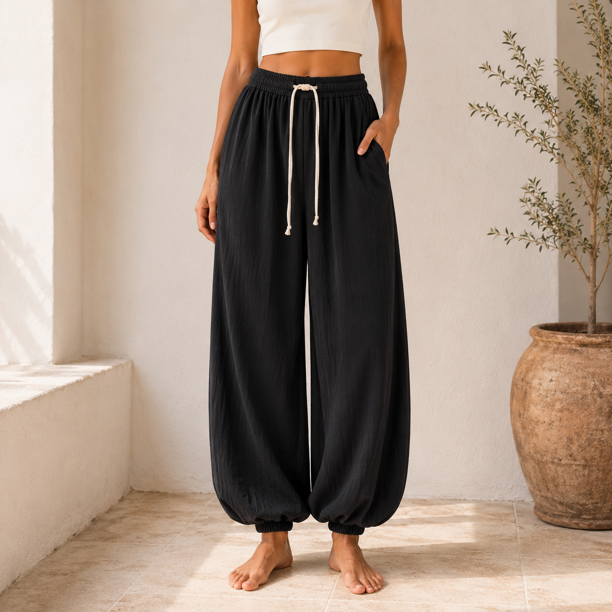 Pantalón bombacho
