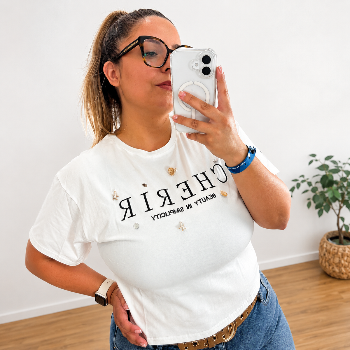 Camiseta Chérie 🖤