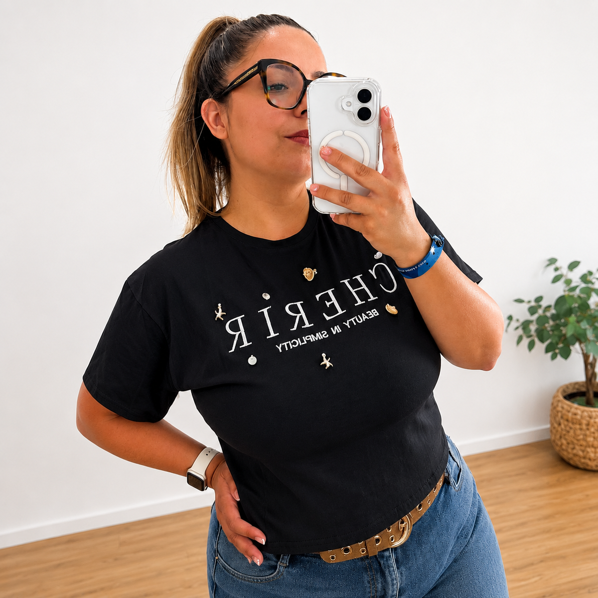 Camiseta Chérie 🖤