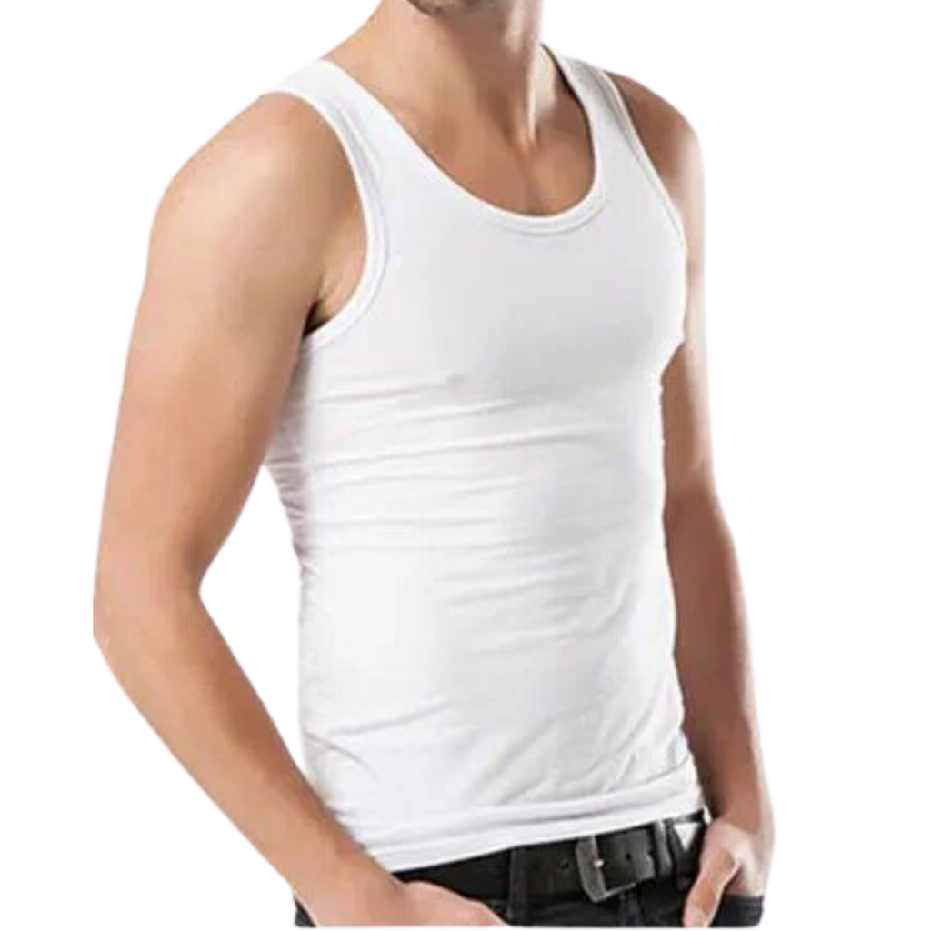 IDOLIKA - Camiseta interior hombre - Camiseta interior - Camiseta inteior para hombre- Camiseta tirantes - Camiesta interior tirantes hombre