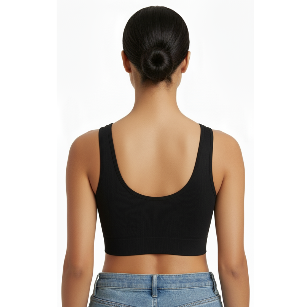 IDOLIKA - Pack 3 - Sujetadores sin relleno y sin aros - Sujetador sin relleno ni aros - Sujetador sin aros - Sujetador sin relleno