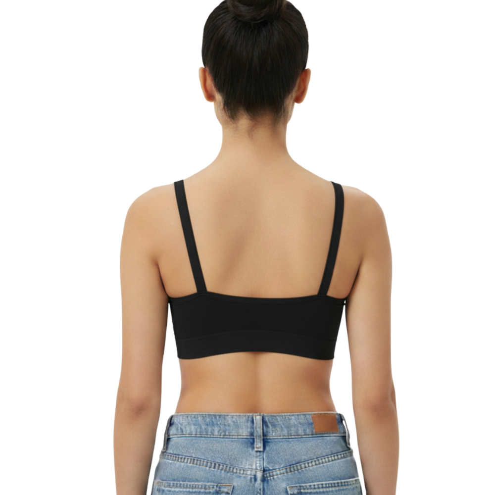 IDOLIKA - Pack 3 - Sujetadores sin relleno y sin aros - Sujetador sin relleno ni aros - Sujetador sin aros - Sujetador sin relleno