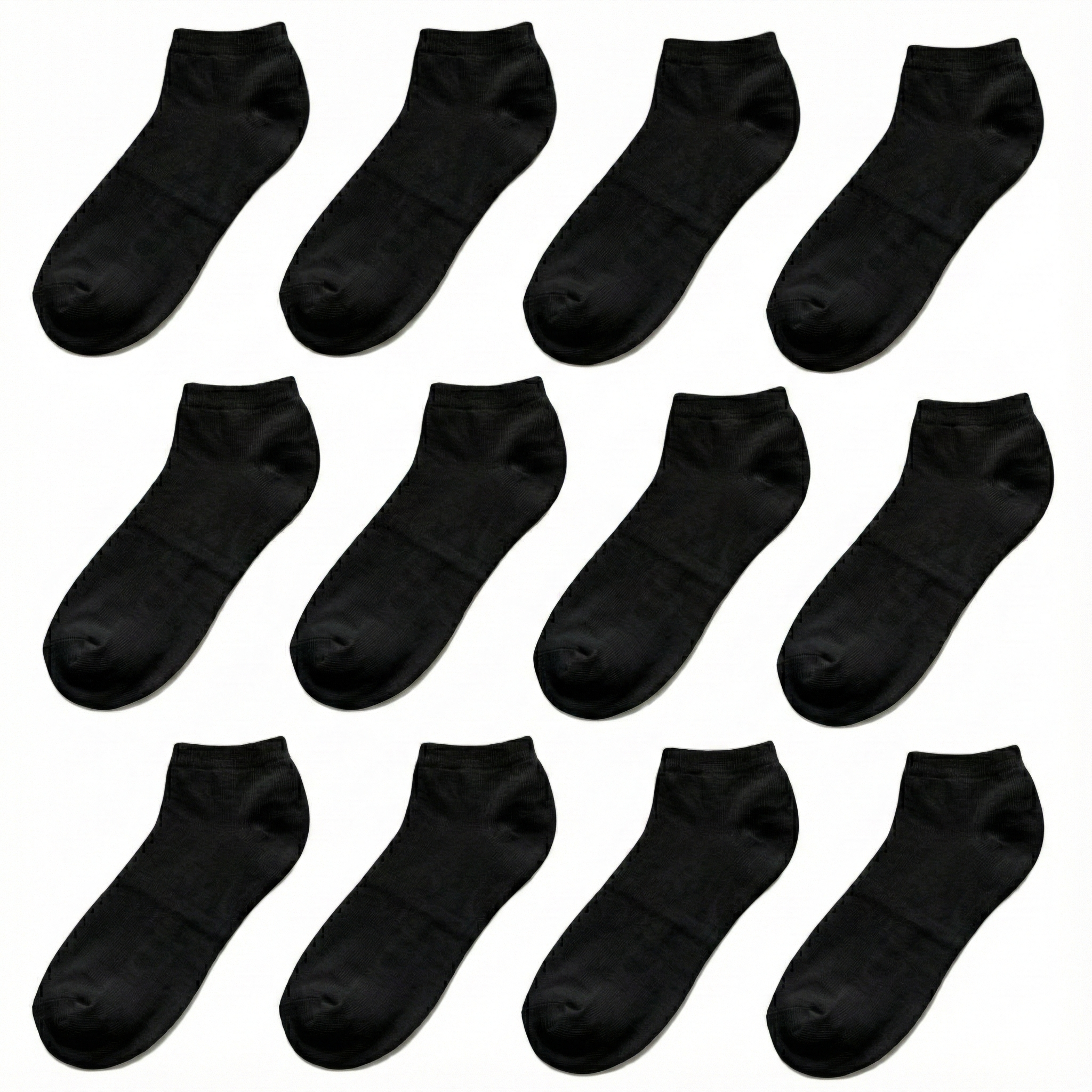 IDOLIKA - 12 Pares - Calcetines tobillero - Calcetines tobilleros hombre - Calcetines tobilleras - Calcetines tobillos - Calcetines tobillos hombre - Tallas 40/46
