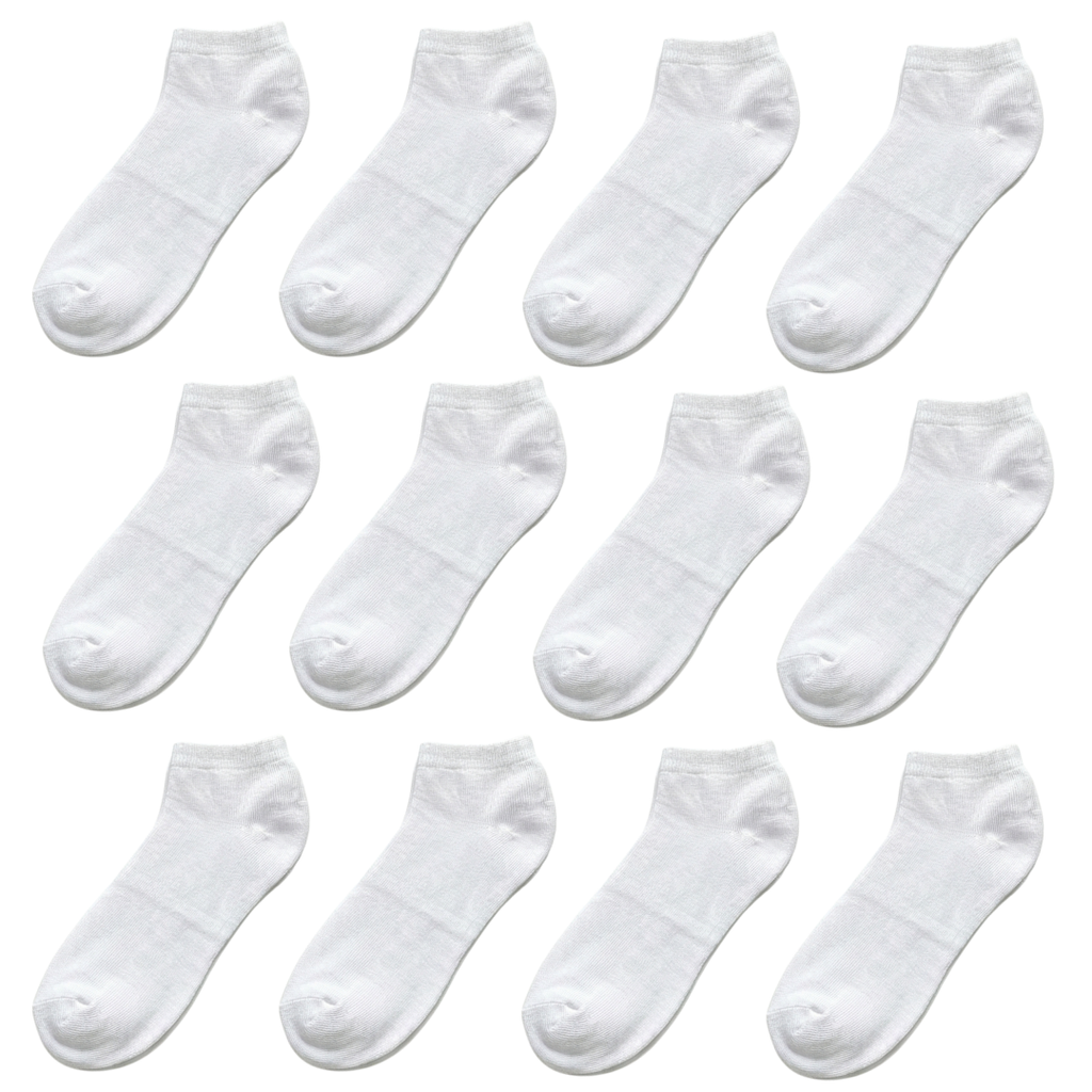 IDOLIKA - 12 Pares - Calcetines tobillero - Calcetines tobilleros hombre - Calcetines tobilleras - Calcetines tobillos - Calcetines tobillos hombre - Tallas 40/46