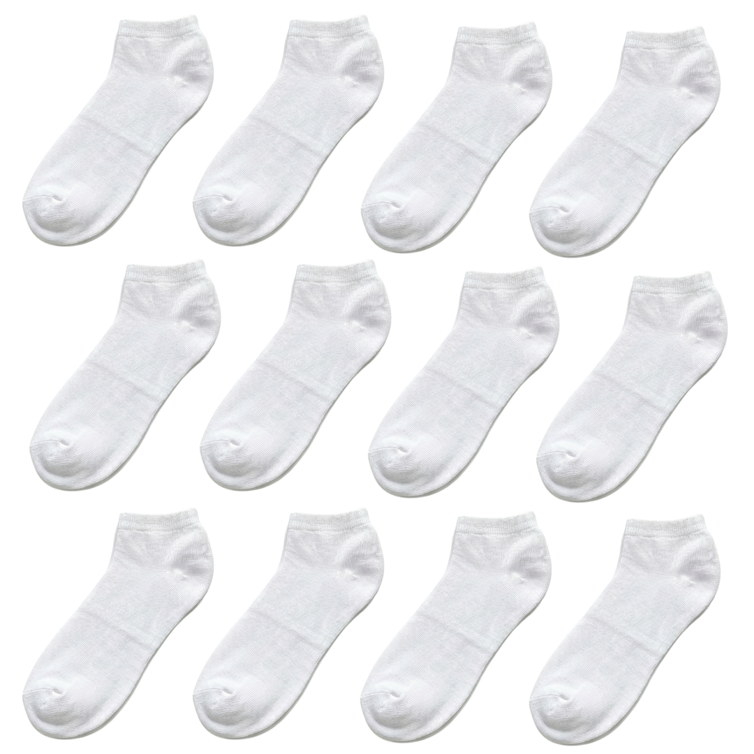 IDOLIKA - 12 Pares - Calcetines tobillero - Calcetines tobilleros hombre - Calcetines tobilleras - Calcetines tobillos - Calcetines tobillos hombre - Tallas 40/46