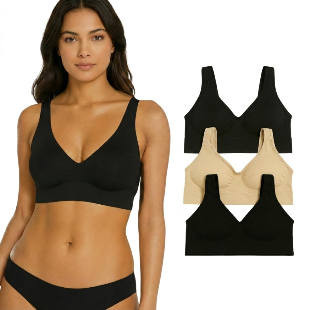 Nakloe - Pack 3 - Top mujer - Sujetadores de mujer - Top mujer verano - Top mujer vestir