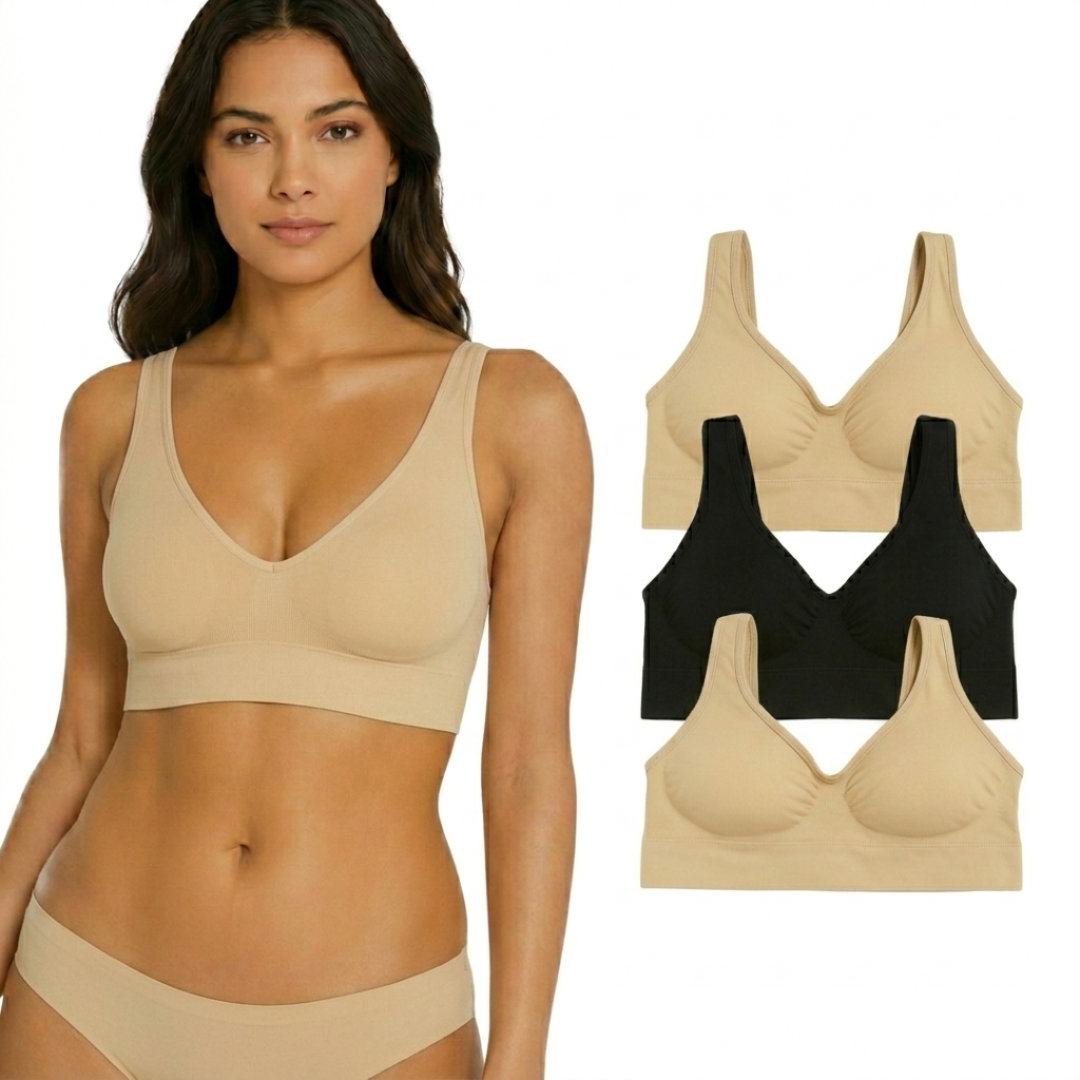 Nakloe - Pack 3 - Top mujer - Sujetadores de mujer - Top mujer verano - Top mujer vestir