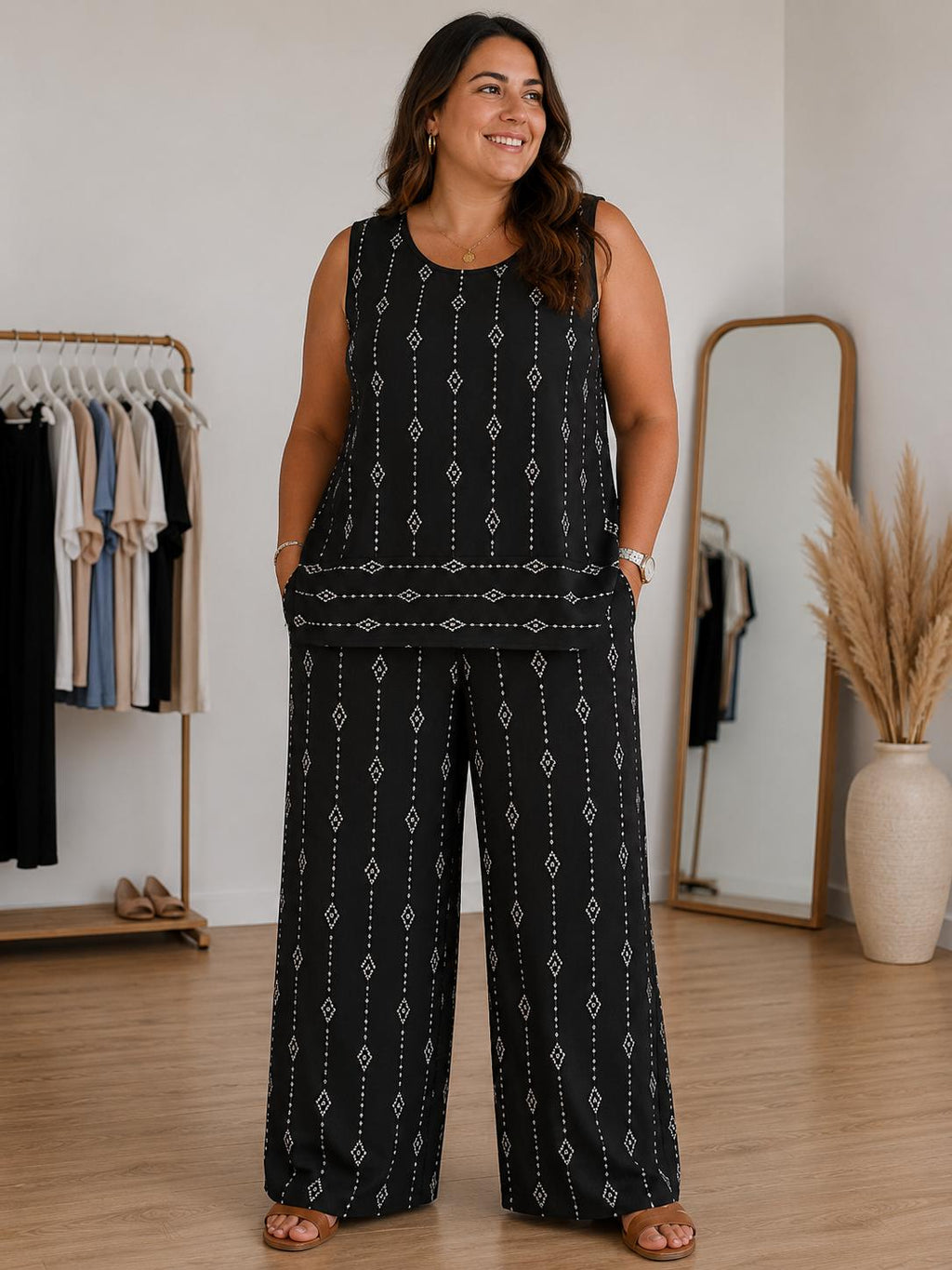 Conjunto Étnico Boho 🤎
