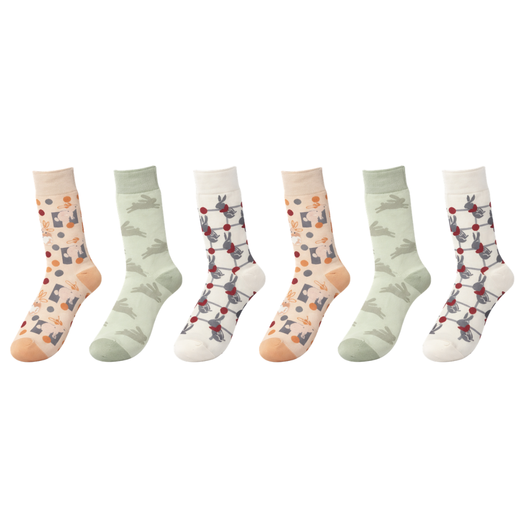 Idolika - Calcetines divertidos mujer - Calcetines dibujos mujer - Calcetines algodon - Talla 35/40