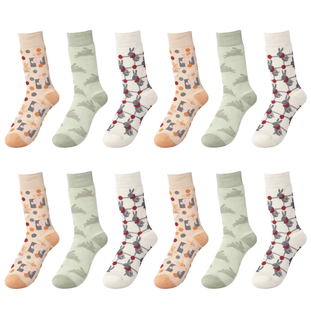 Idolika - Calcetines divertidos mujer - Calcetines dibujos mujer - Calcetines algodon - Talla 35/40