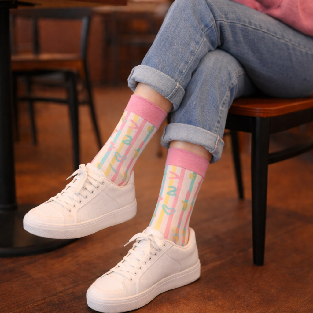Idolika - Calcetines divertidos mujer - Calcetines dibujos mujer - Calcetines algodon - Talla 35/40