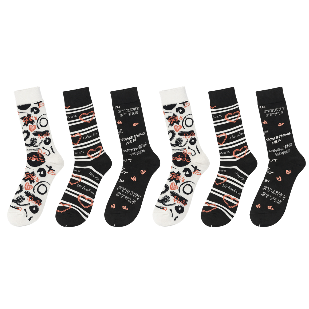 Idolika - Calcetines divertidos mujer - Calcetines dibujos mujer - Calcetines algodon - Talla 35/40